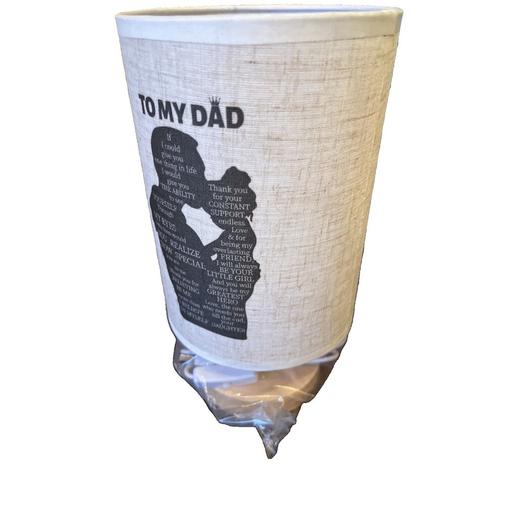 USB Connect, Gifts For Dad, Wood Lamp